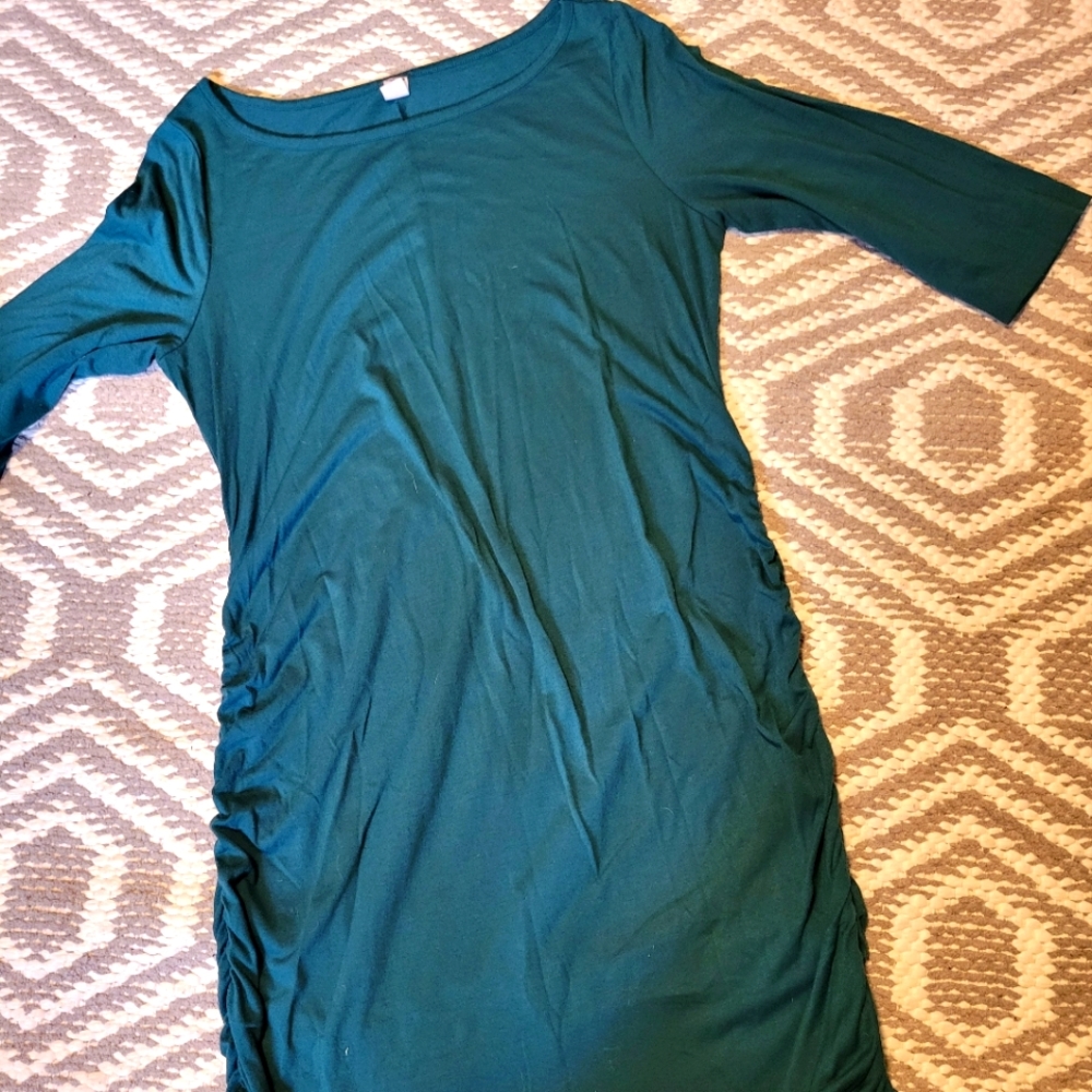 Emerald Maternity Dress